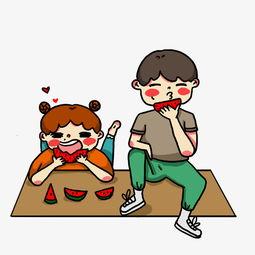 吃瓜群众二维码插画下载,二维码插画背后的趣味故事